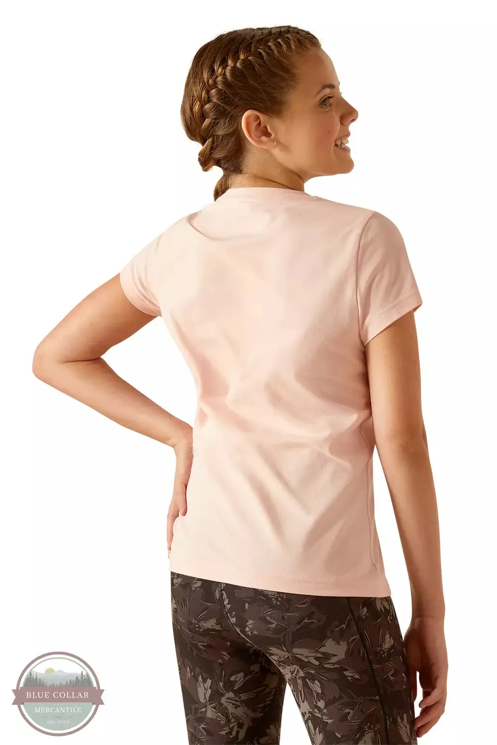 10048554 Roller Pony T-Shirt in Blushing Rose