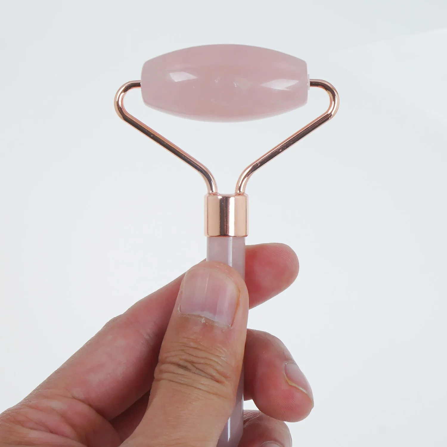 1PC Green Jade Roller Gua Sha Tool, Rose Quartz Massage Tool, Facial Gua Sha Tool, Facial Care 103682