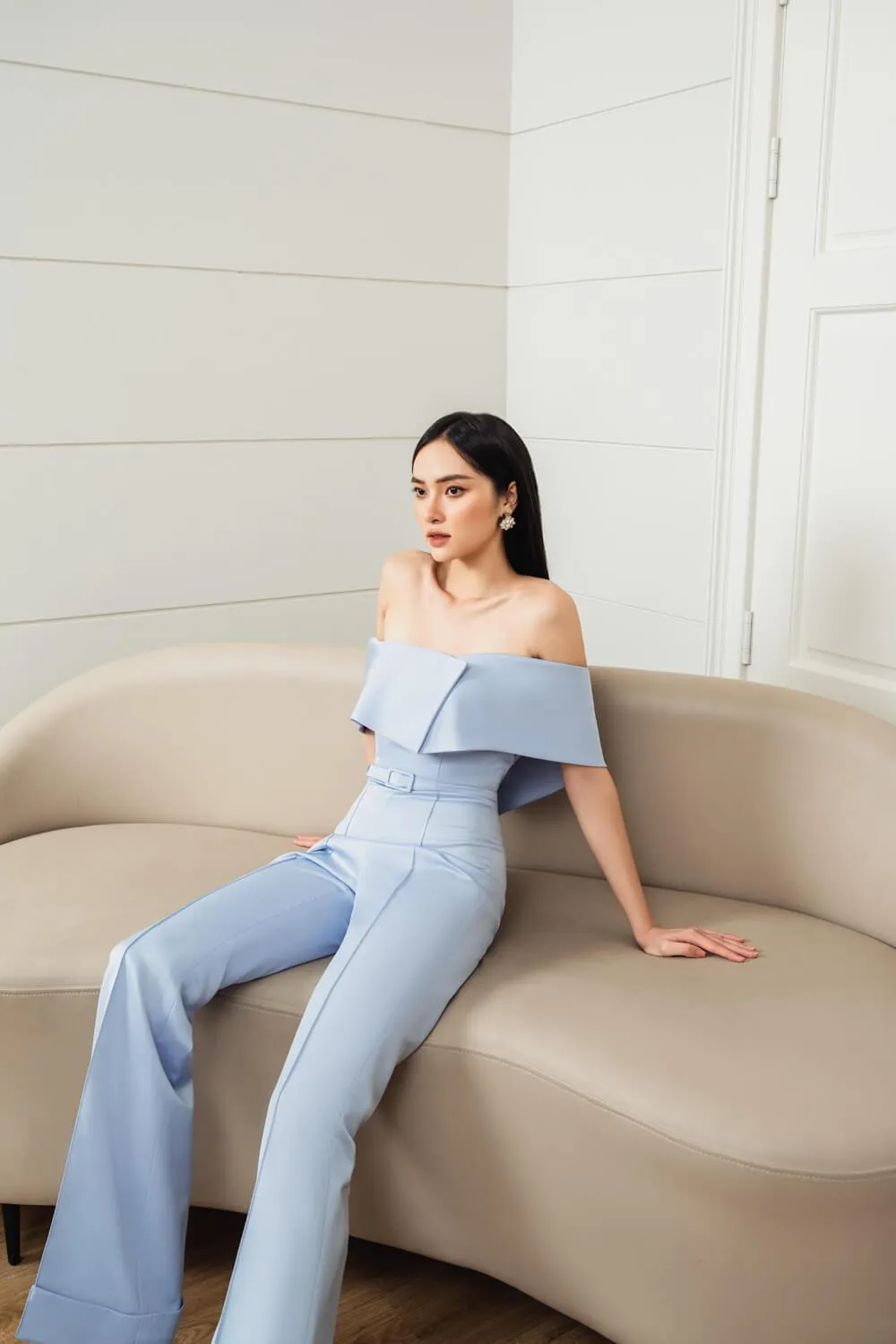 Athena Off-Shoulder Jumpsuit