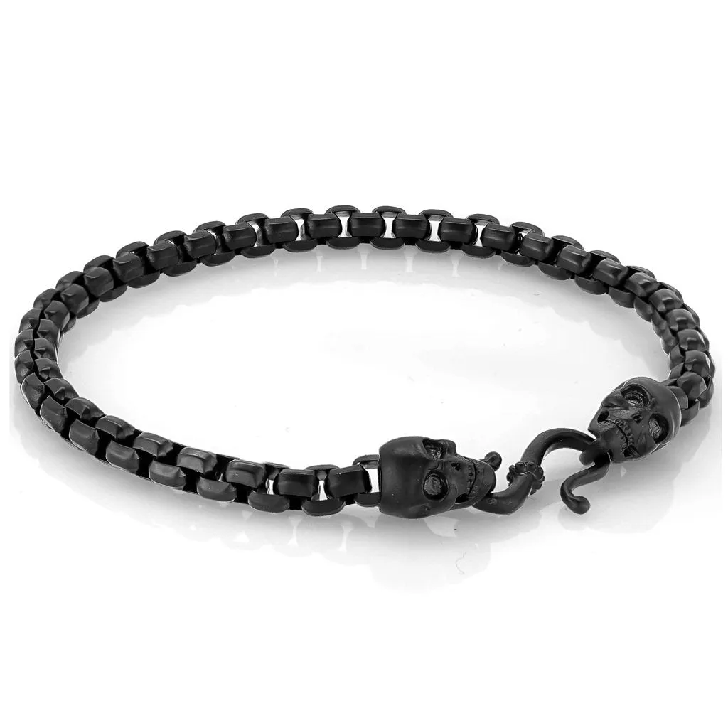 BLACK BOX CHAIN BRACELET