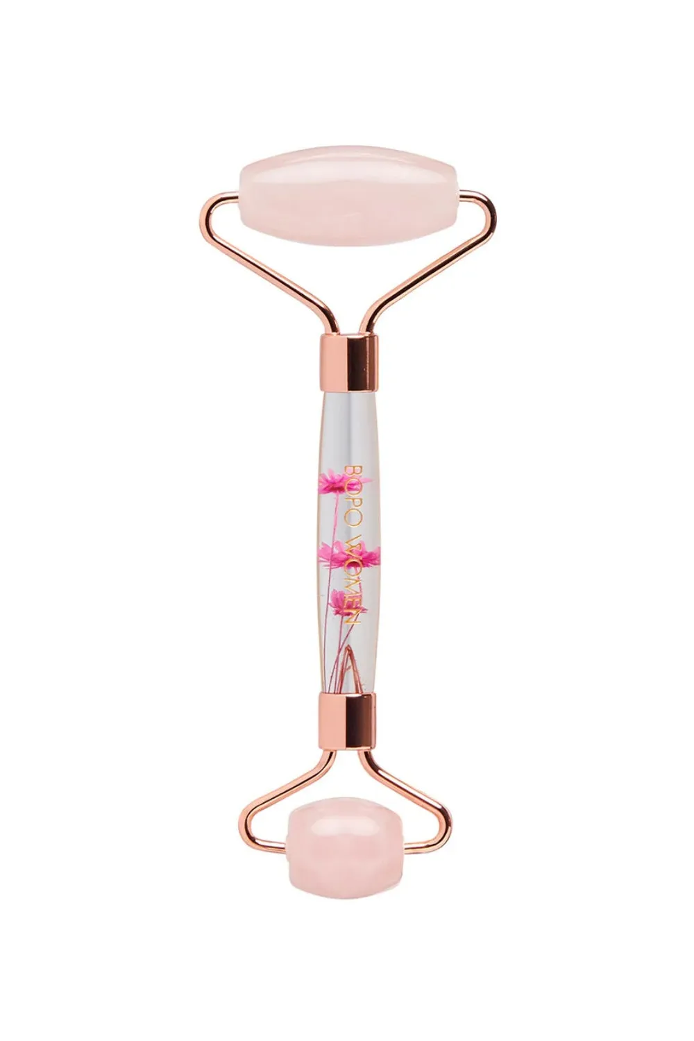 BOPO WOMEN FLORAL QUARTZ FACIAL ROLLER