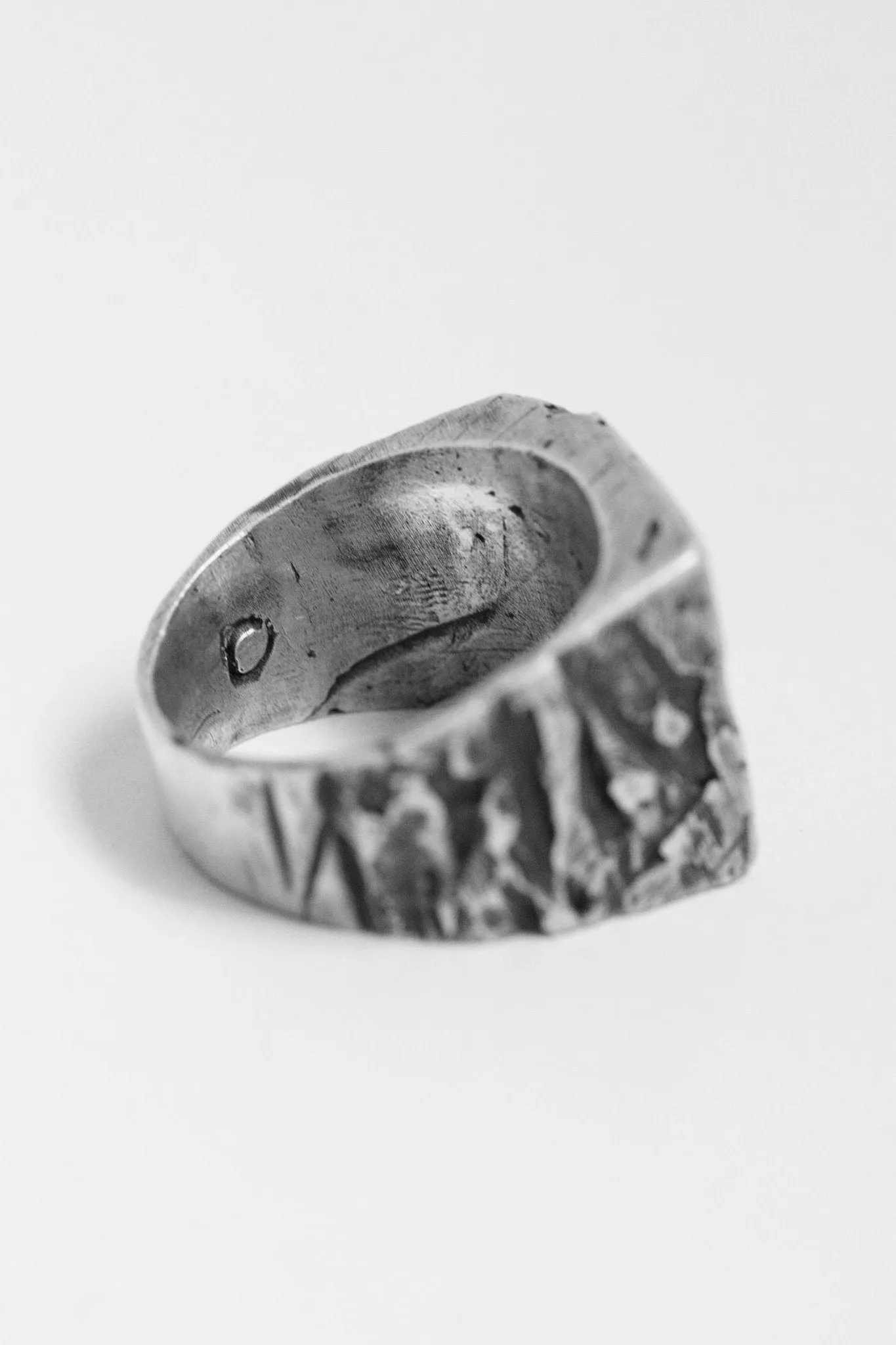 Cannibal Square Signet Ring