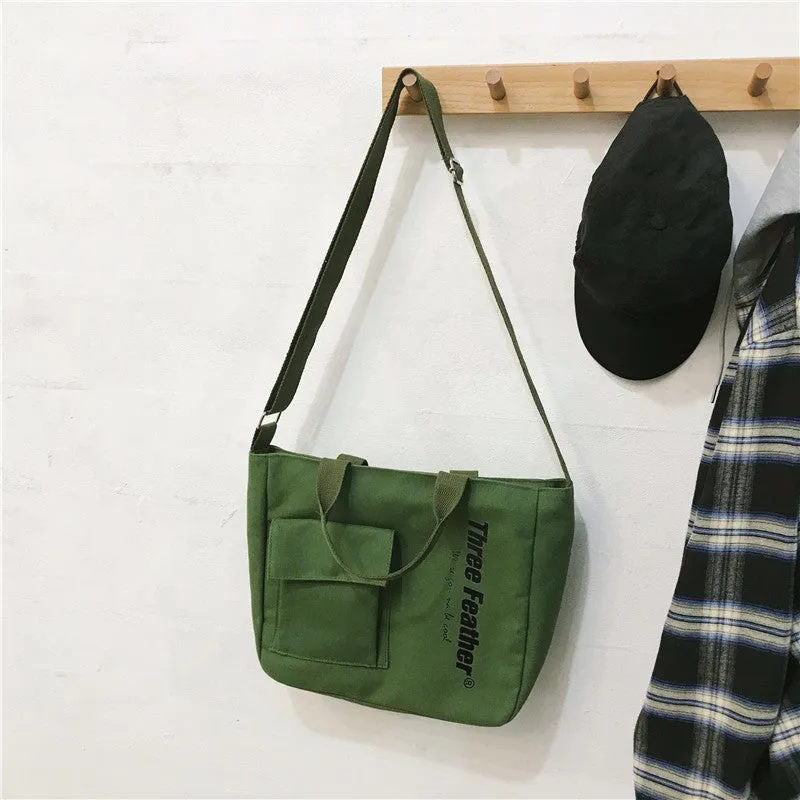 Canvas student bag