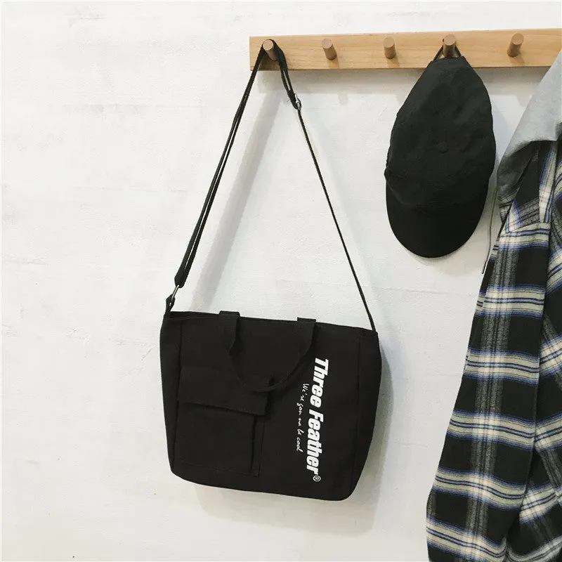 Canvas student bag