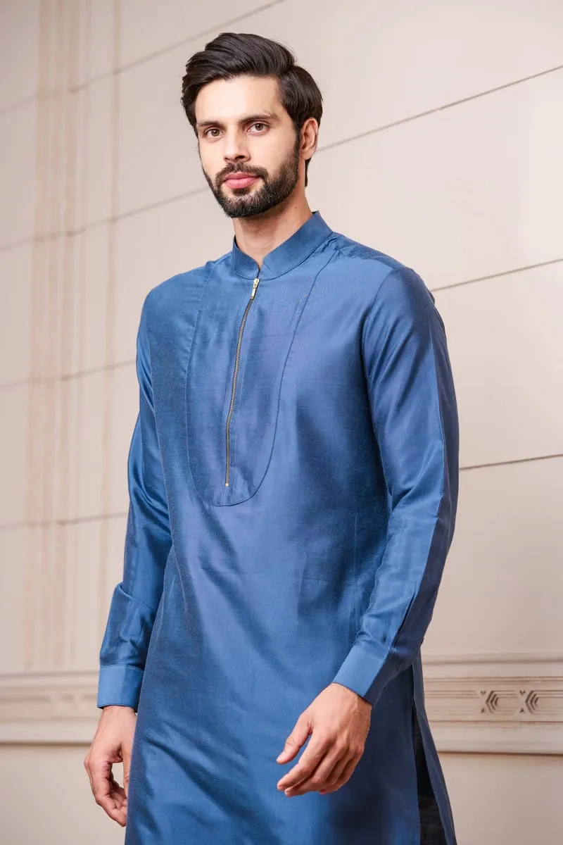 Cobalt Blue Single Kurta