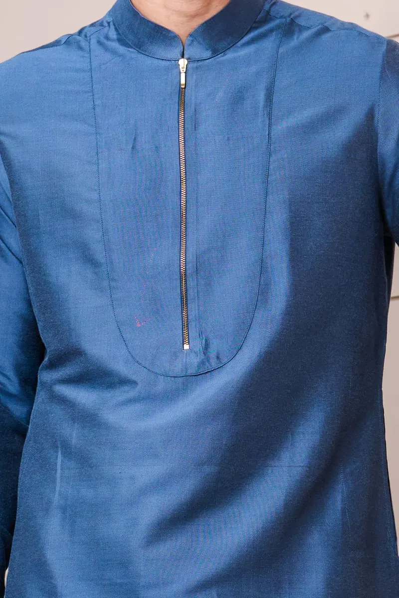 Cobalt Blue Single Kurta