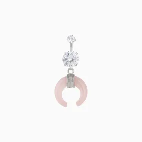 Crescent Opal Belly Ring