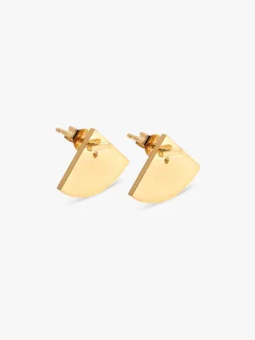 Earring Crescent Back 14kt Solid Gold