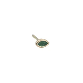 Emerald Marquise Stud (Single)