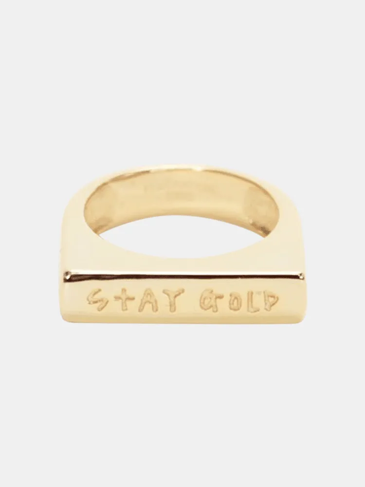 Federation Stay Gold Ring - 14K Gold Plated