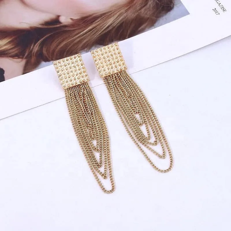 Gold Chain Earrings