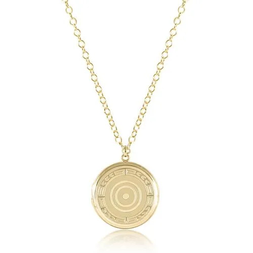 GOLD CHERISH LARGE LOCKET GOLD