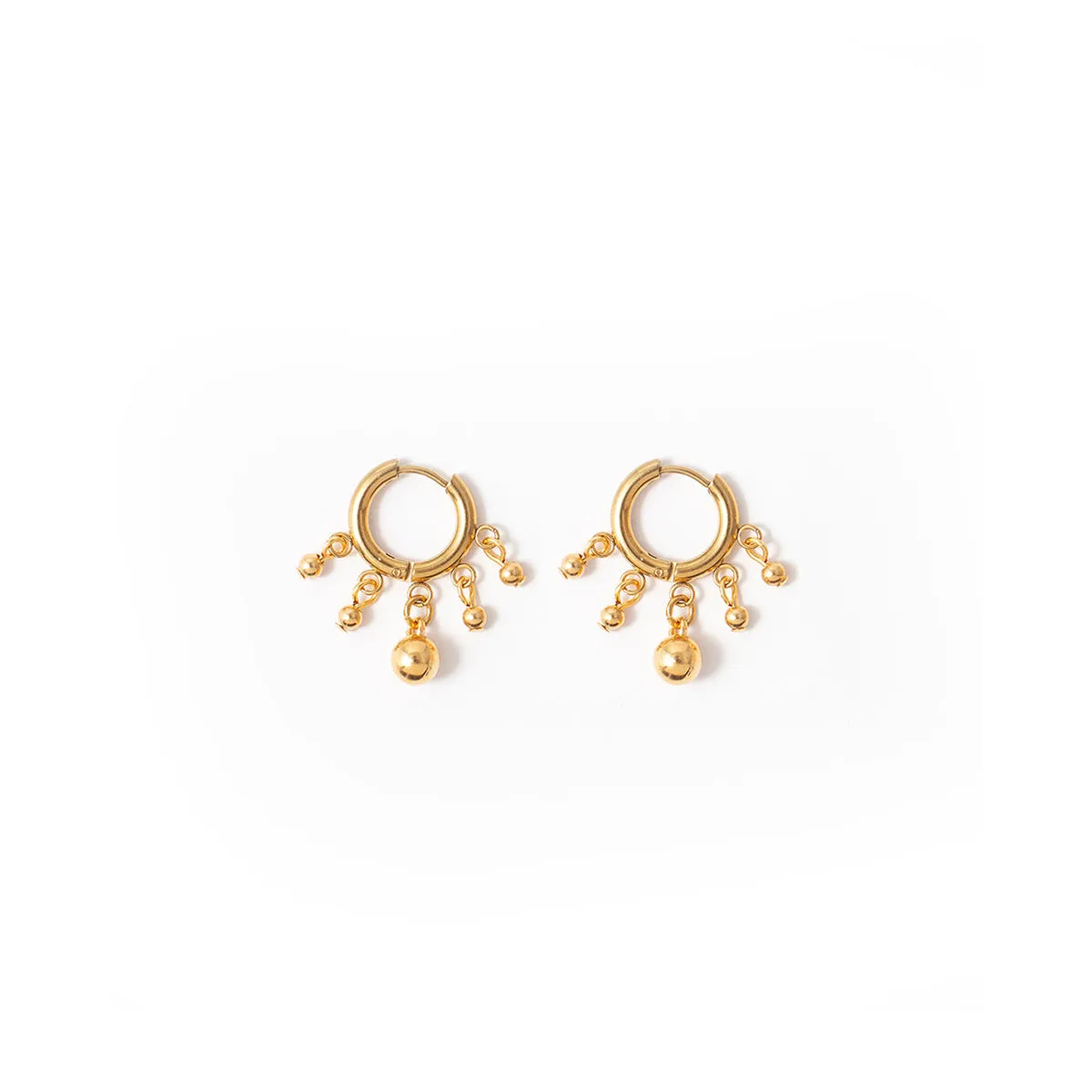 Gold Lorno Hoops