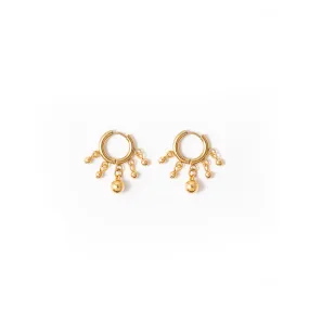 Gold Lorno Hoops