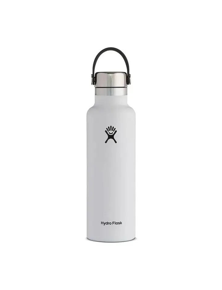 Hydro Flask 21oz Standard Mouth Stainless Steel Cap White