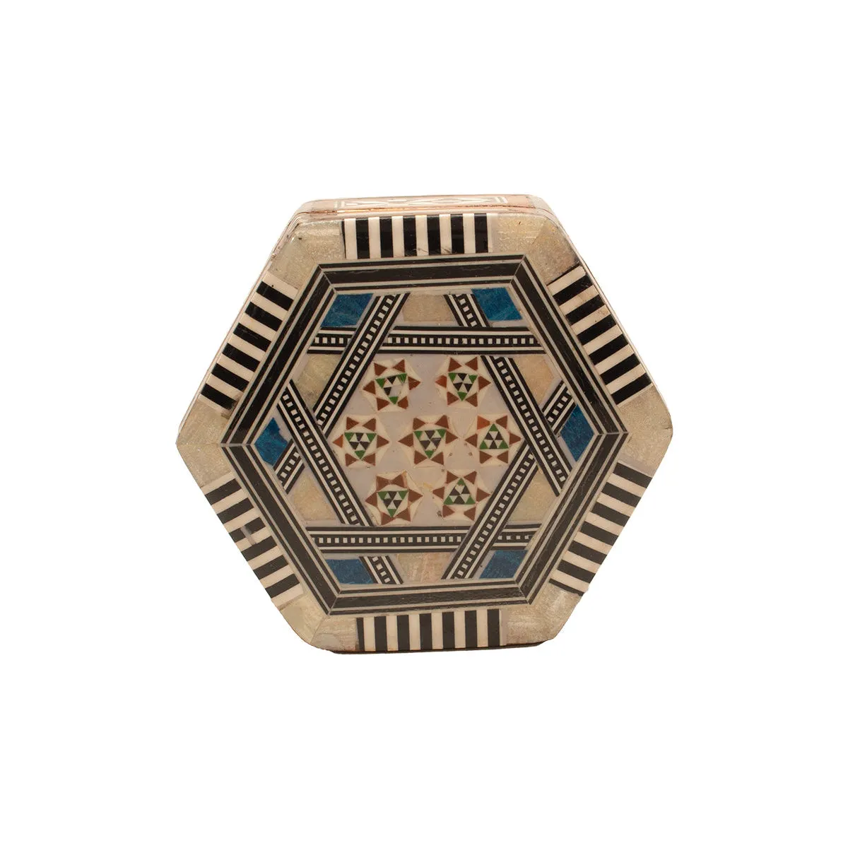 Inlay Hexagon Box