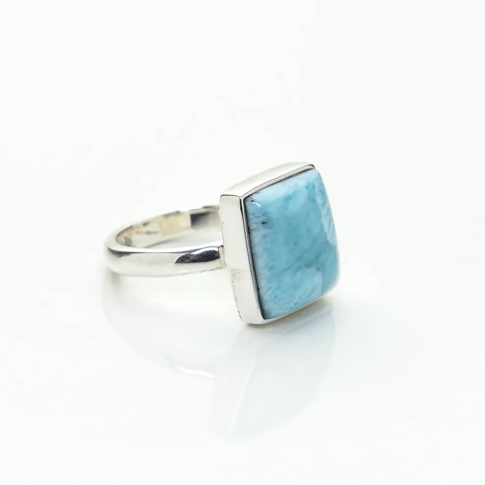 Larimar Square Ring Mirias