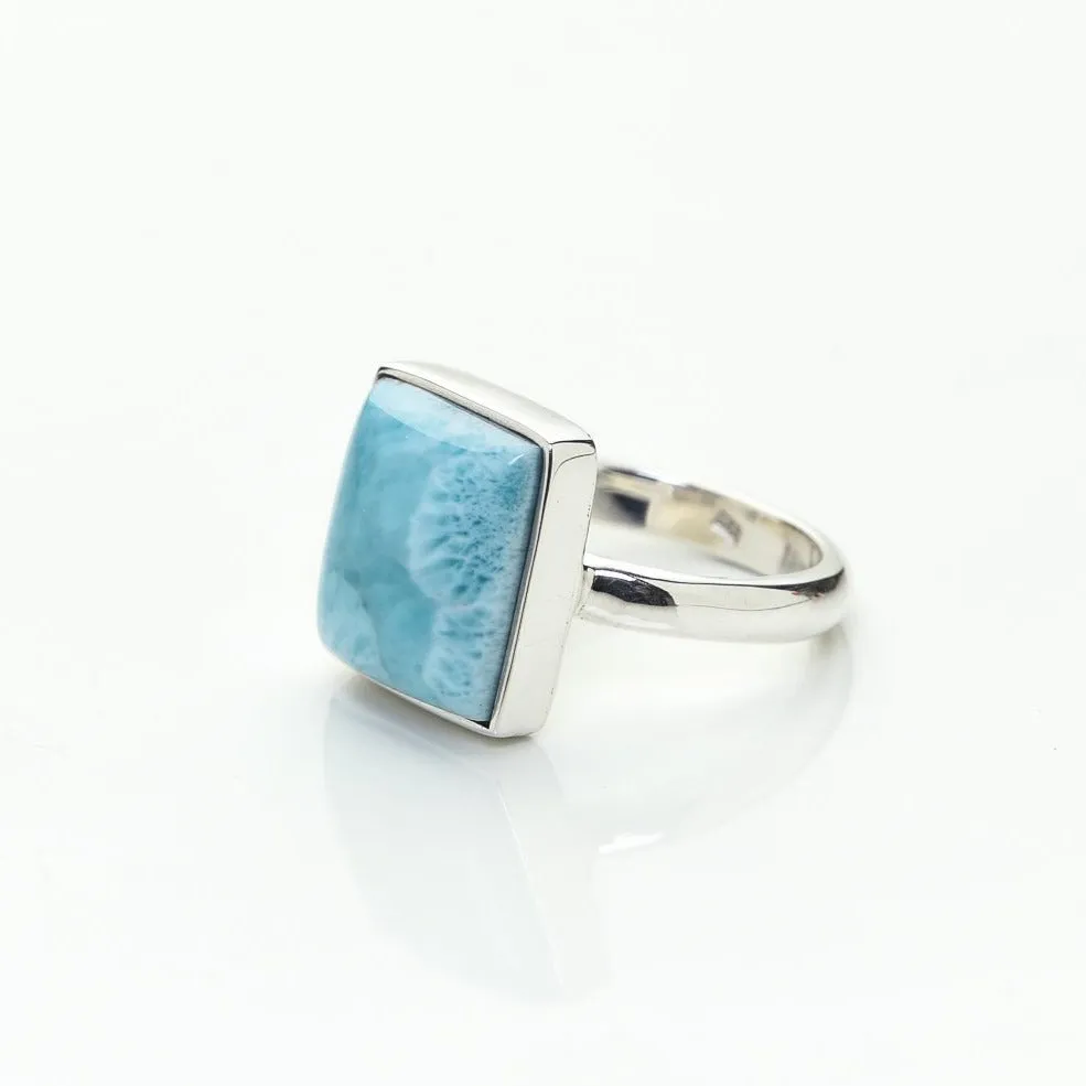 Larimar Square Ring Mirias