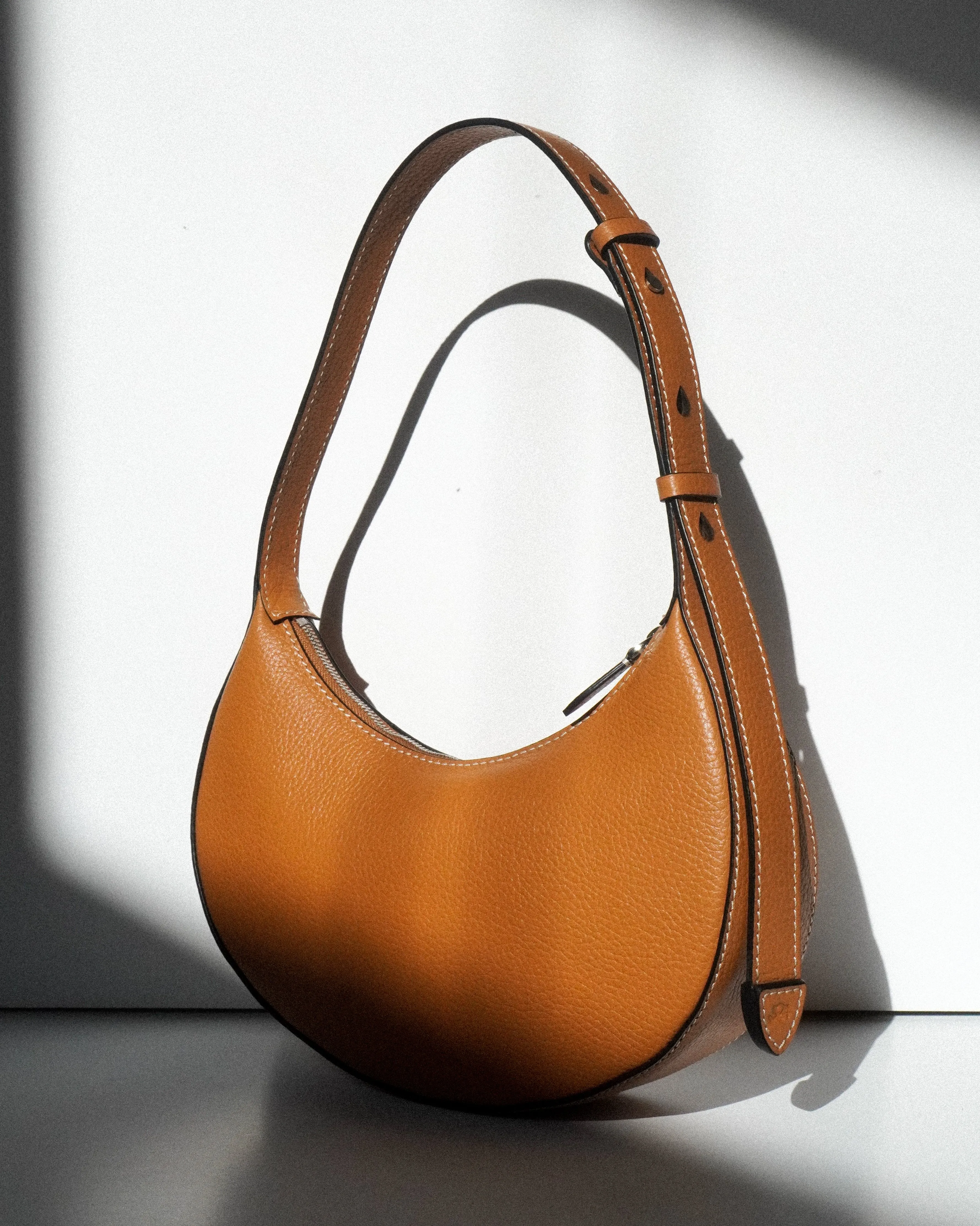 Lola Baguette Bag | Caramel