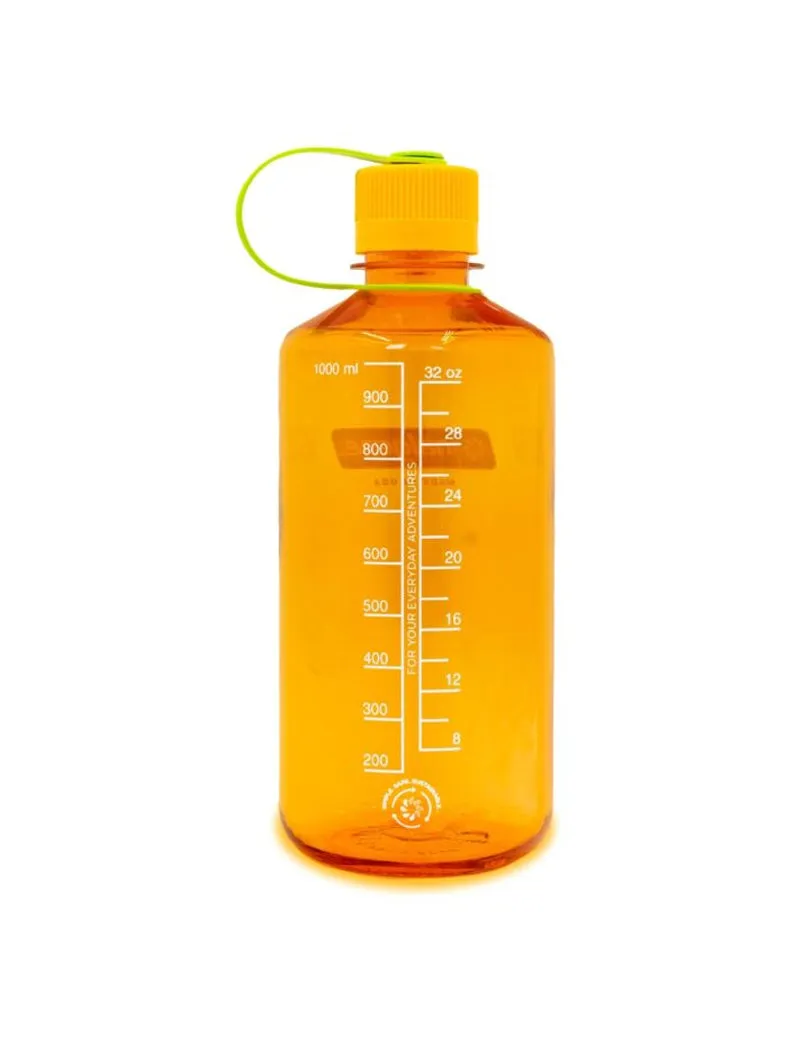 Nalgene Narrow Mouth 1L Tritan Sustain Bottle Clementine