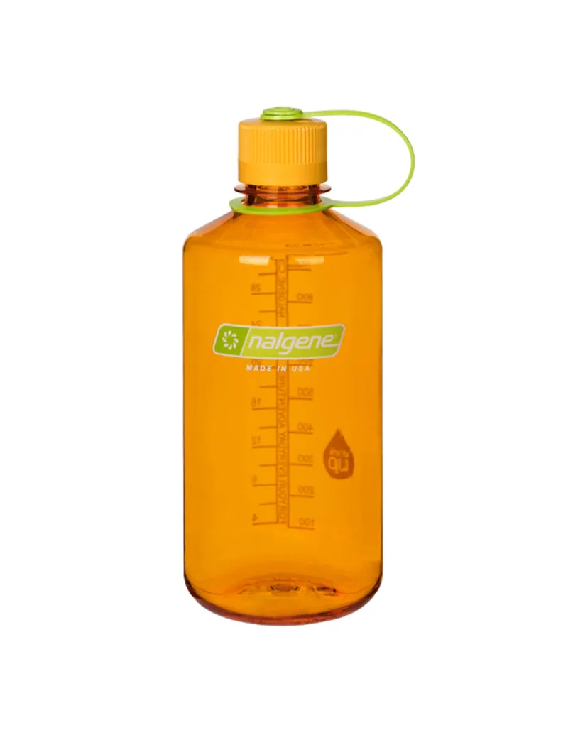 Nalgene Narrow Mouth 1L Tritan Sustain Bottle Clementine