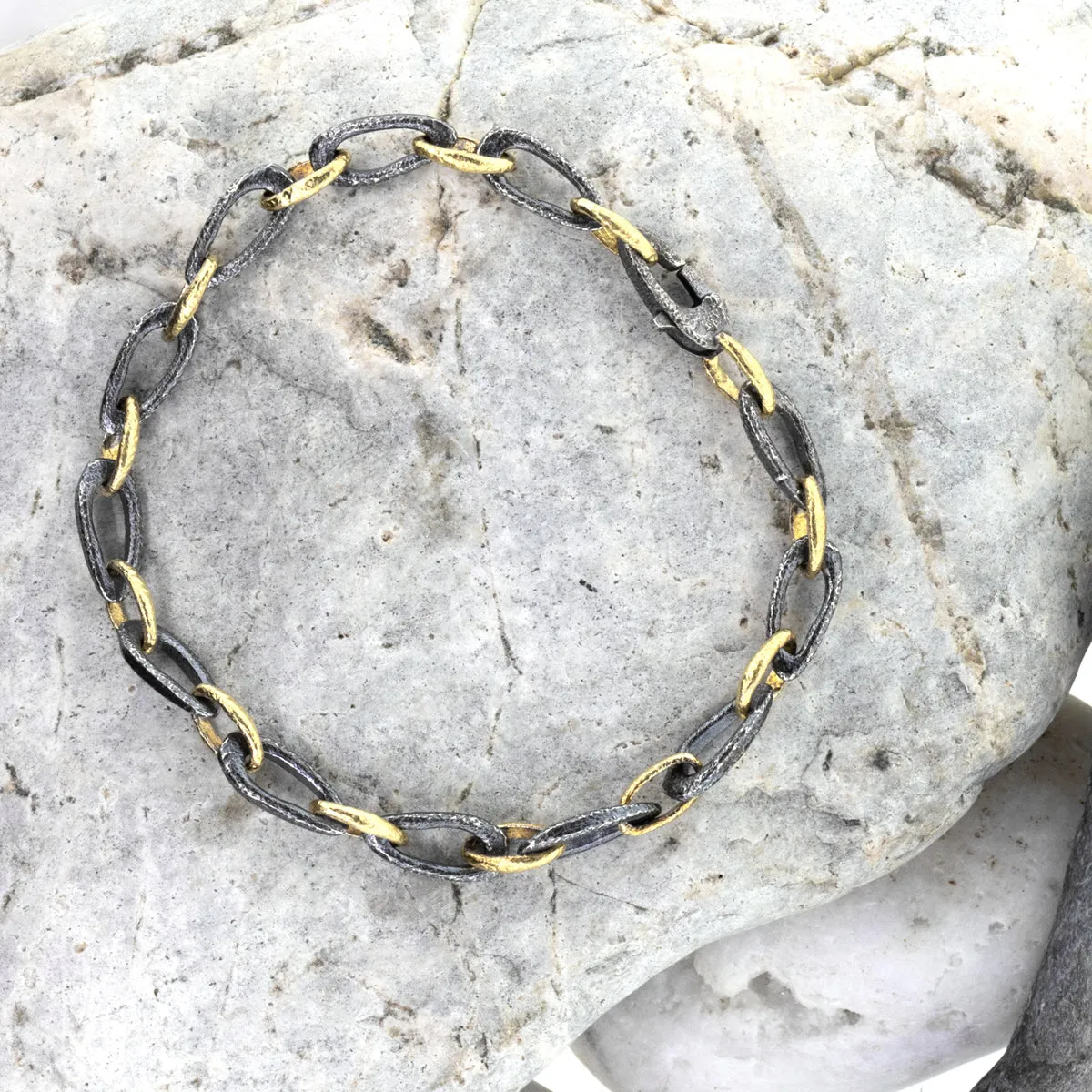 Organic Small Link Bracelet