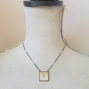 Personal Messages Square necklace