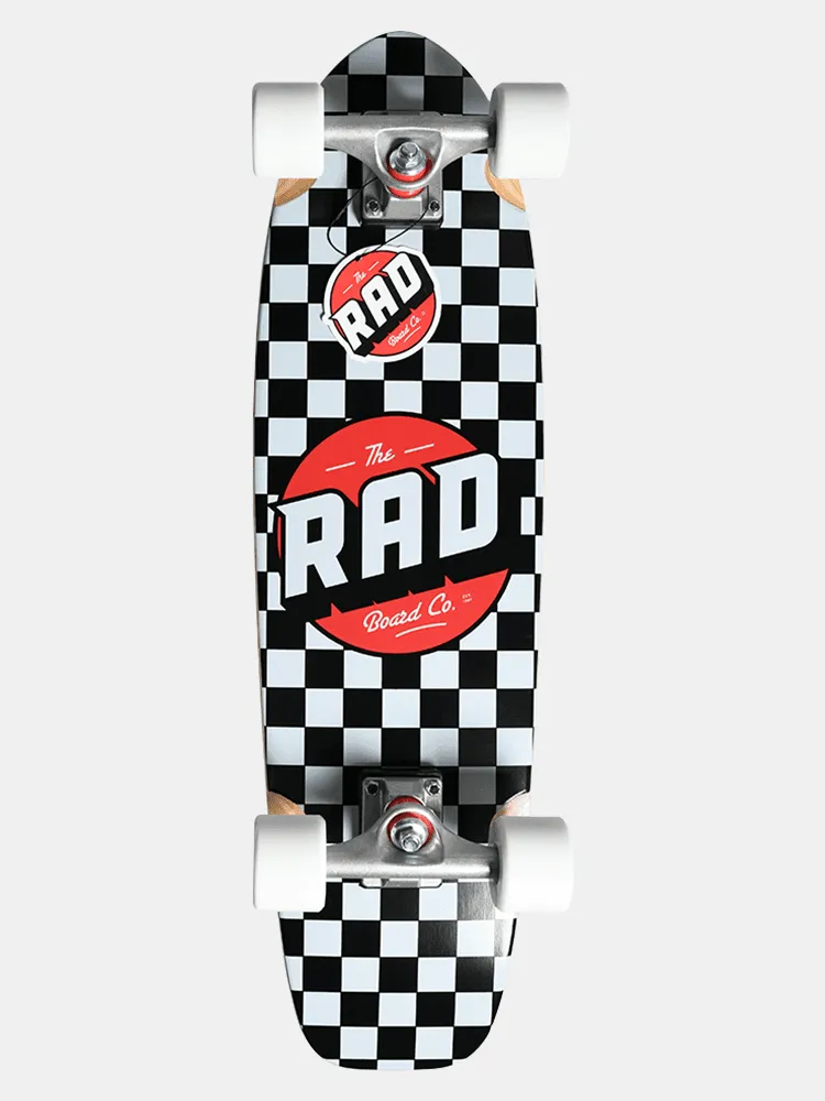 Rad Retro Roller Checkers Complete - Black / White