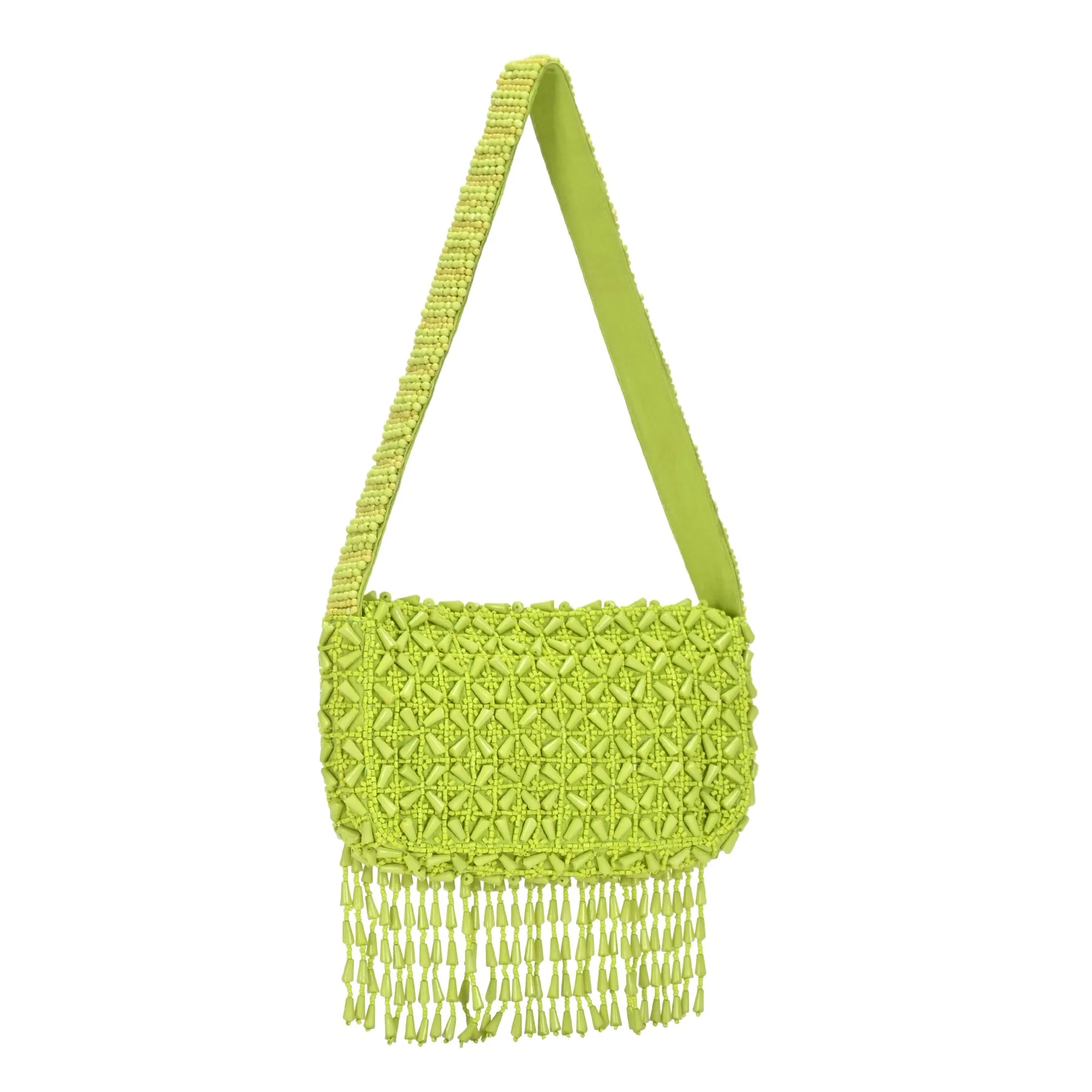 Rani Snap Bead Shoulder Bag