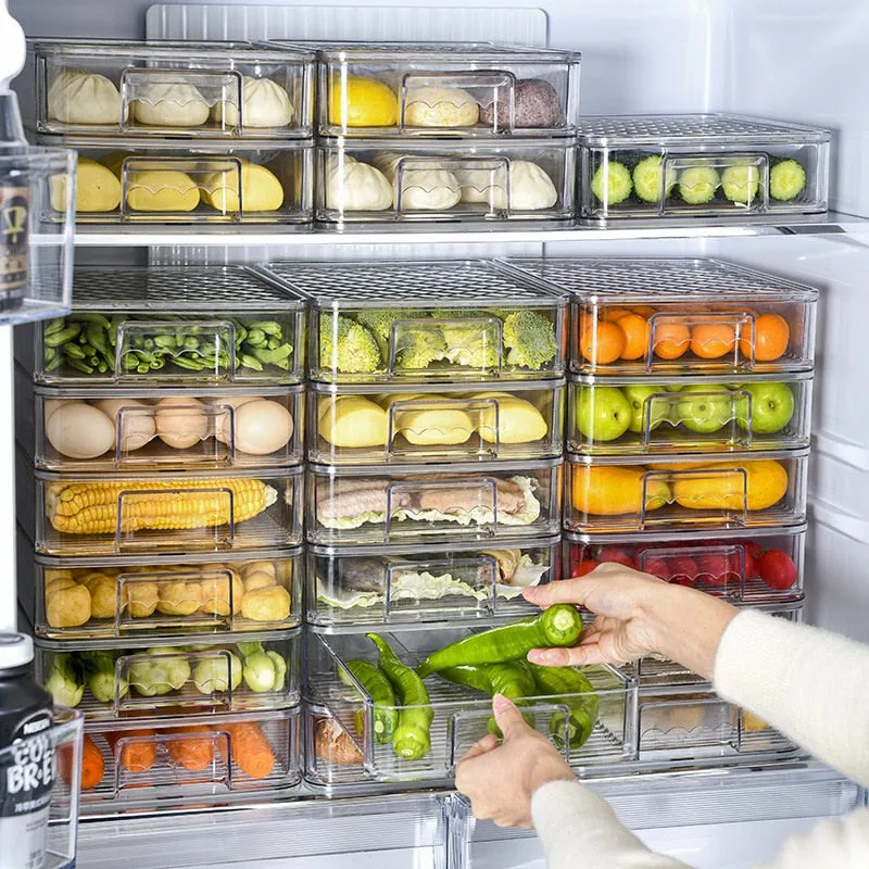 Refrigerator Storage Drawer Box