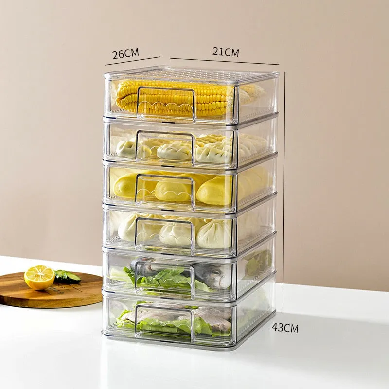 Refrigerator Storage Drawer Box