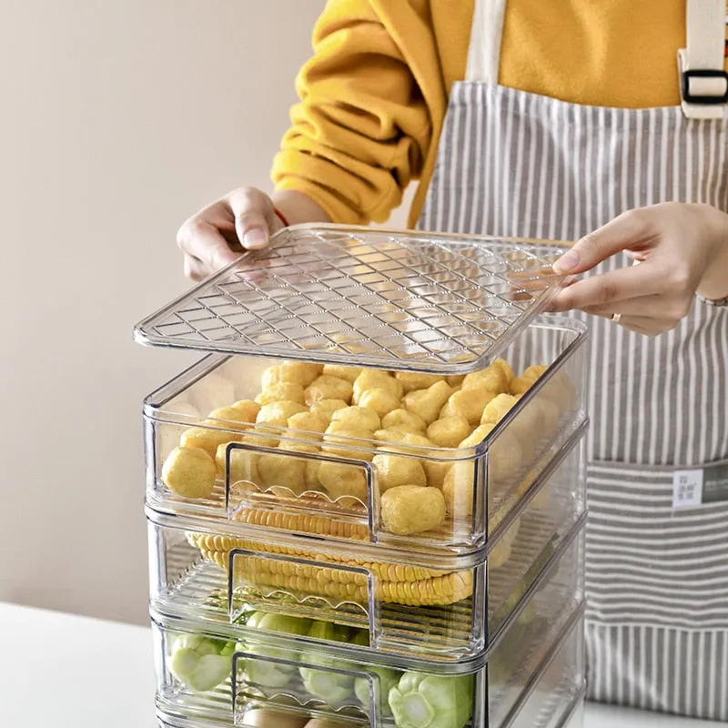 Refrigerator Storage Drawer Box