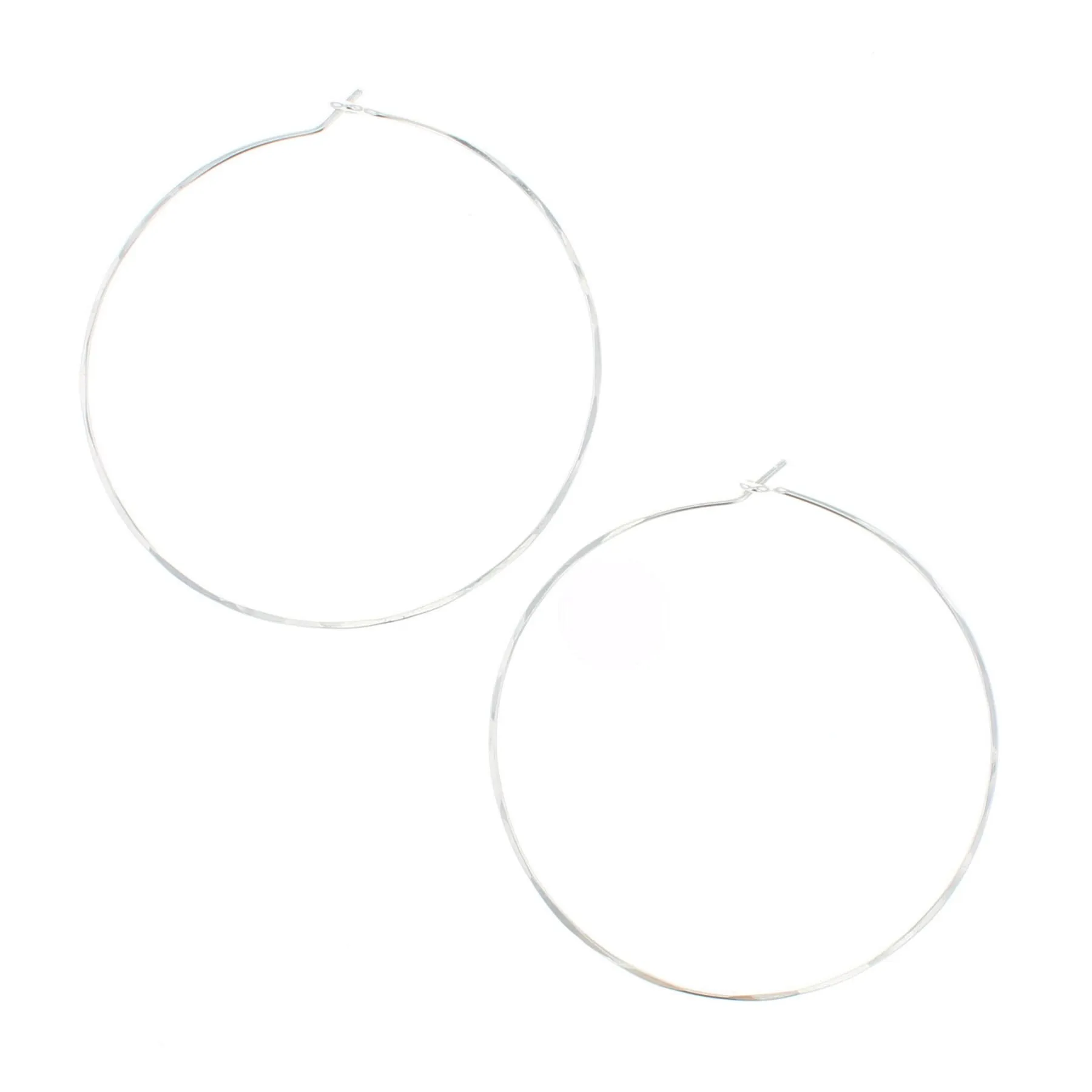 Round Hoop Earrings