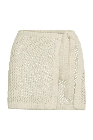 Santa Marta Sarong - Ivory Petit Crochet