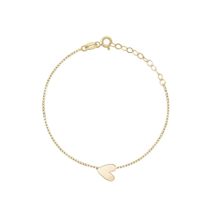 SIDE SINGLE HEART BRACELET