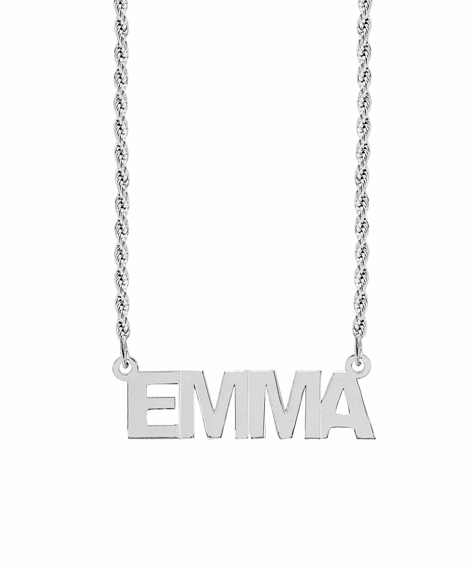 Single Nameplate Necklace