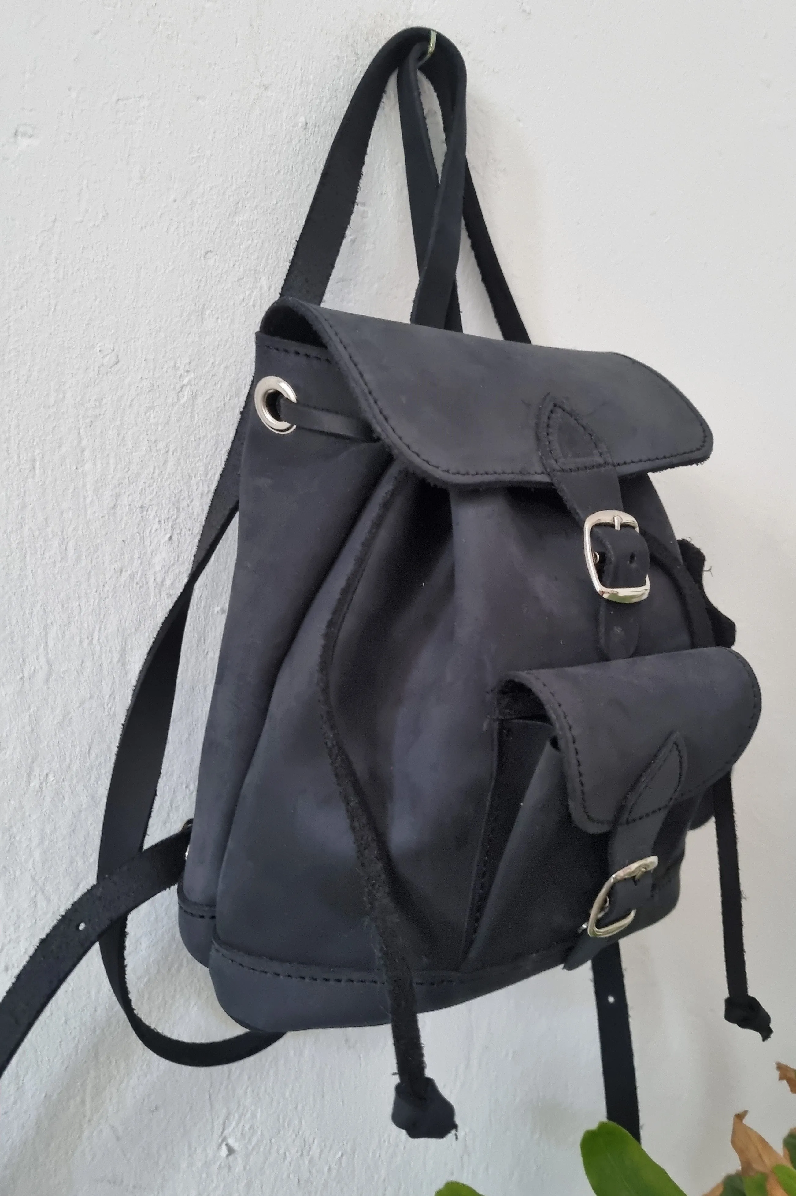 Small black backbag