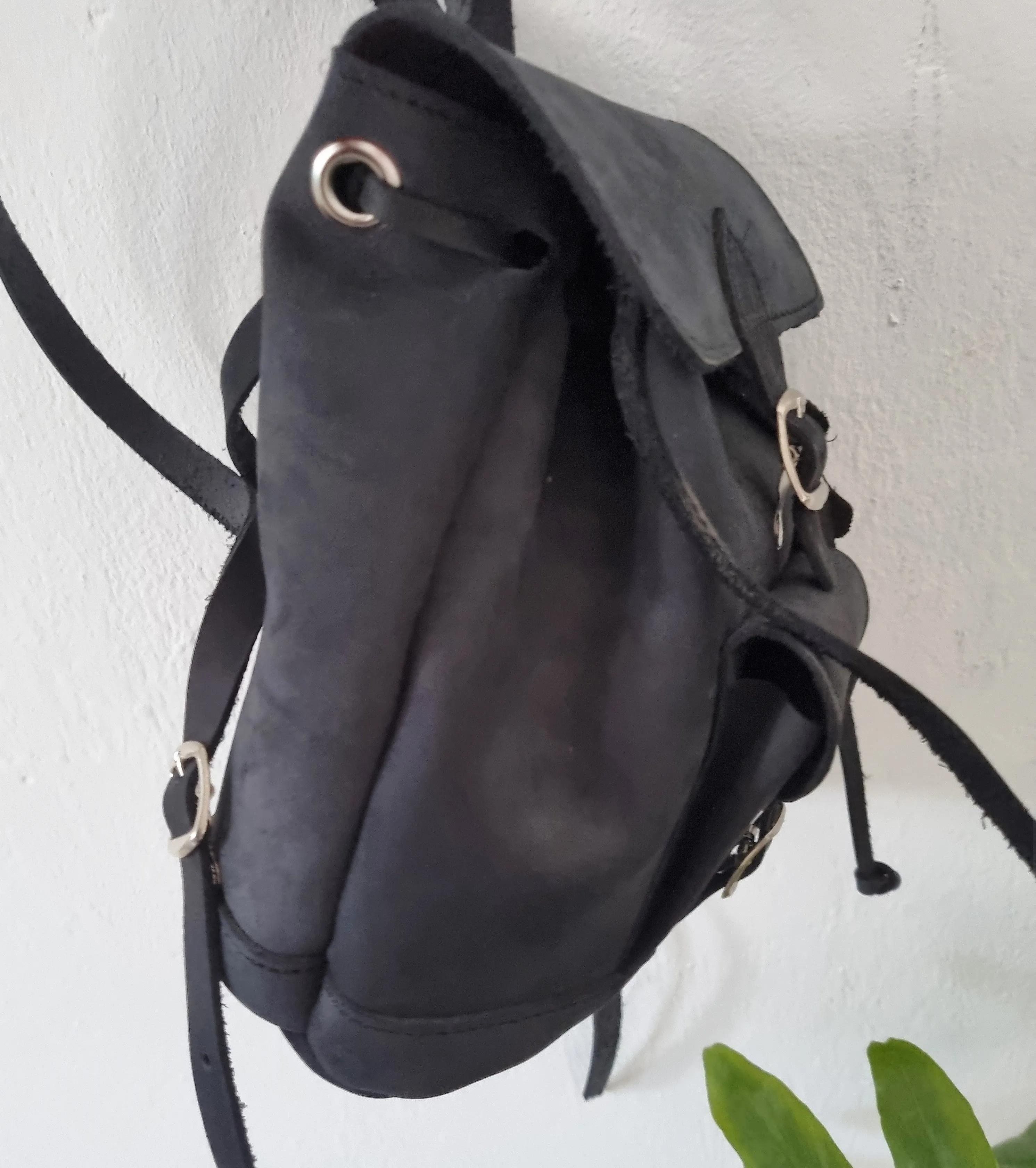 Small black backbag