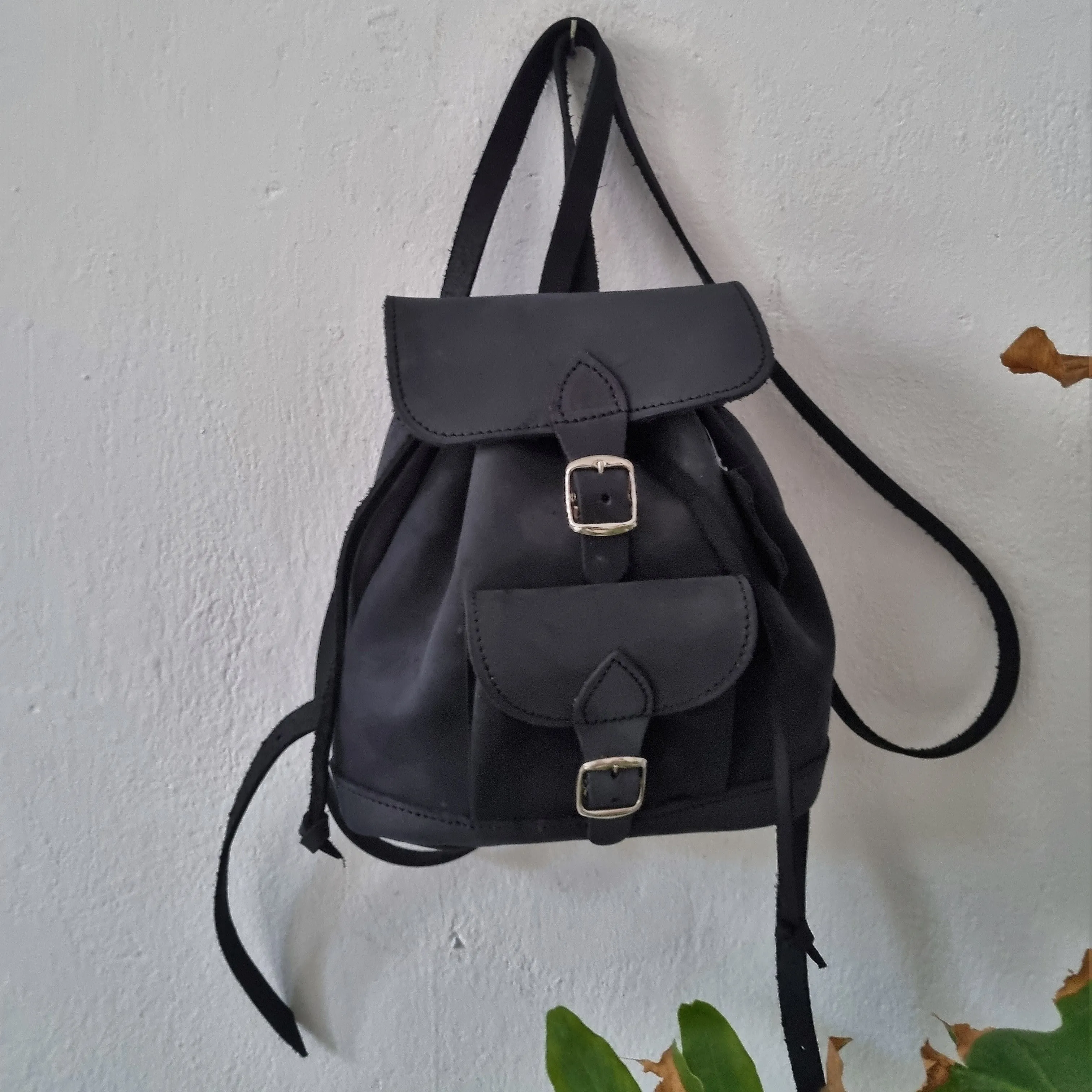 Small black backbag