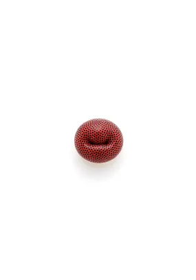 Small Red Smile Brooch