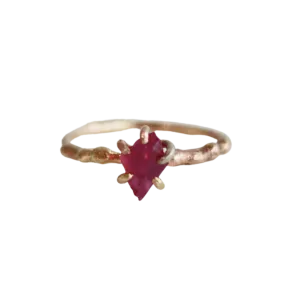 Small Ruby Gemstone Ring