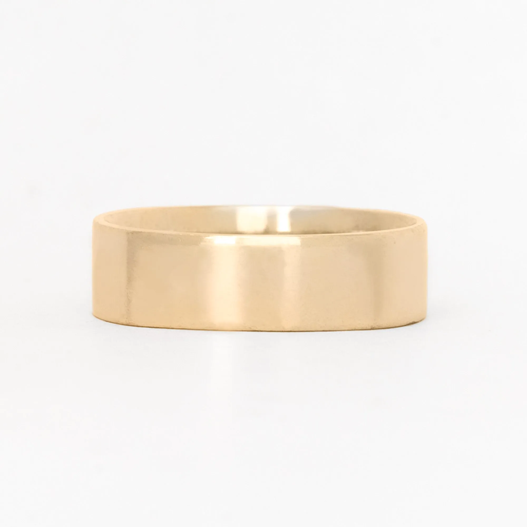 Square 6mm Polished Band