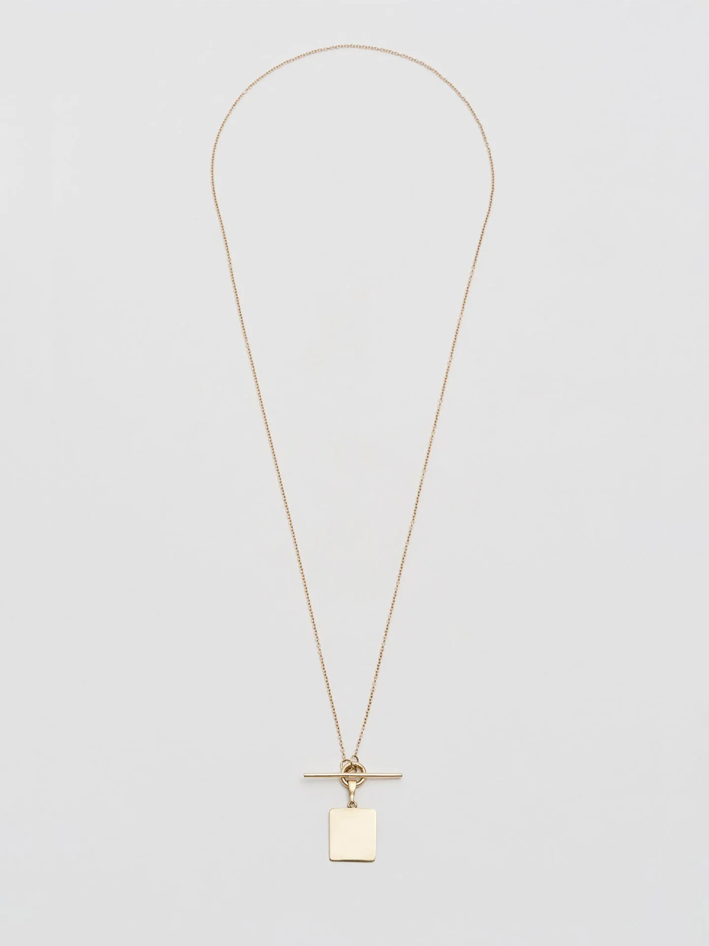 Square & Toggle Necklace