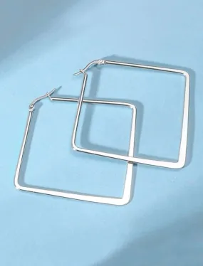 Square hoop Earrings