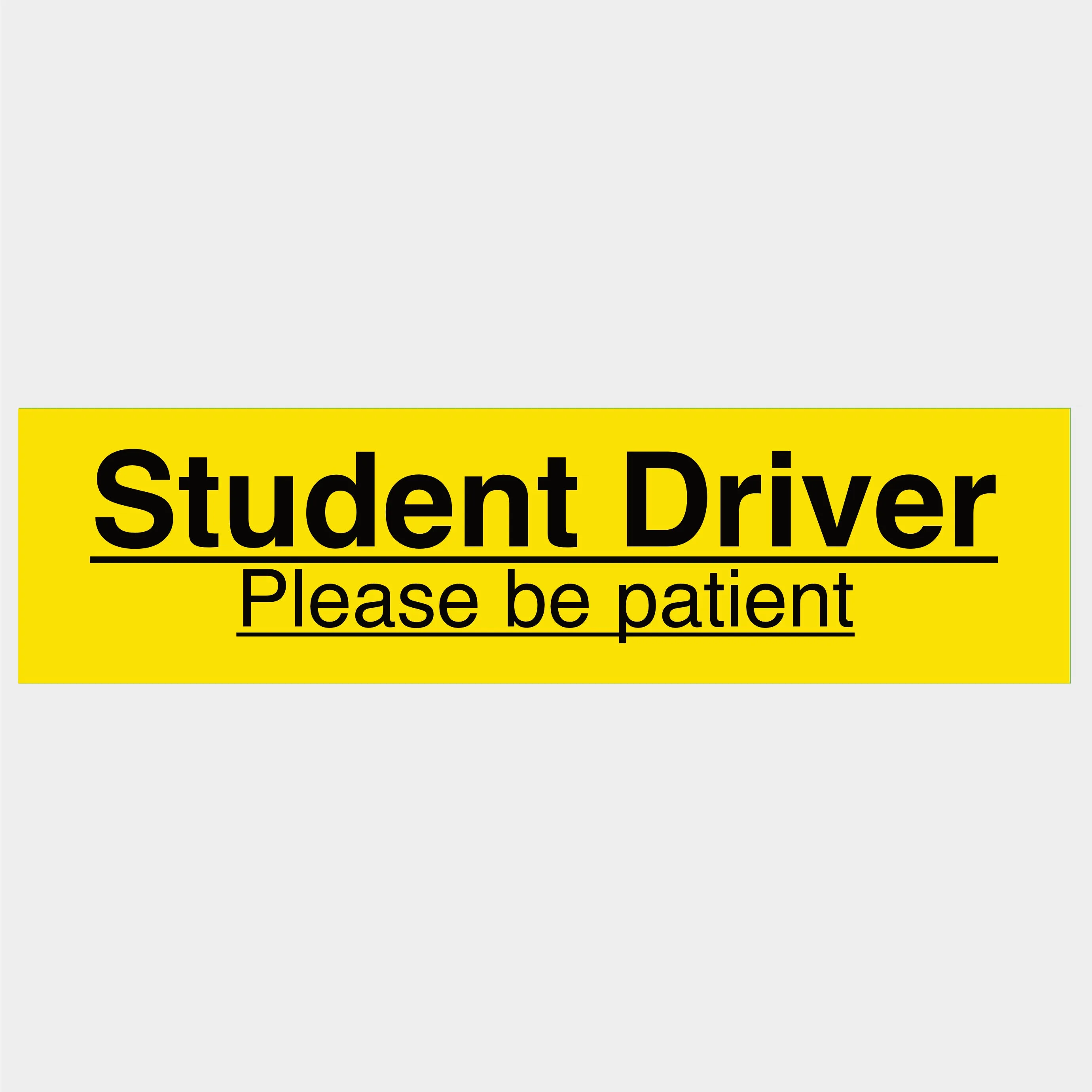 Student Driver Bumper Car Magnet