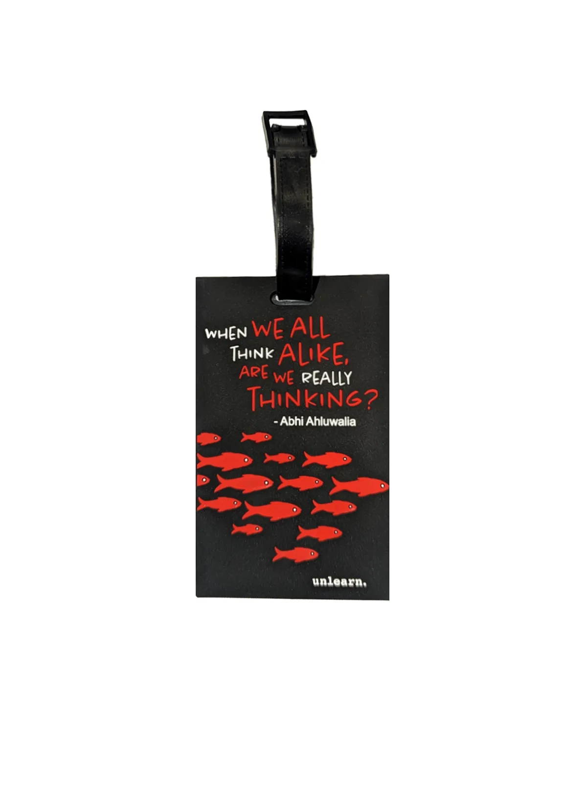 unlearn. Luggage Tag - Fish