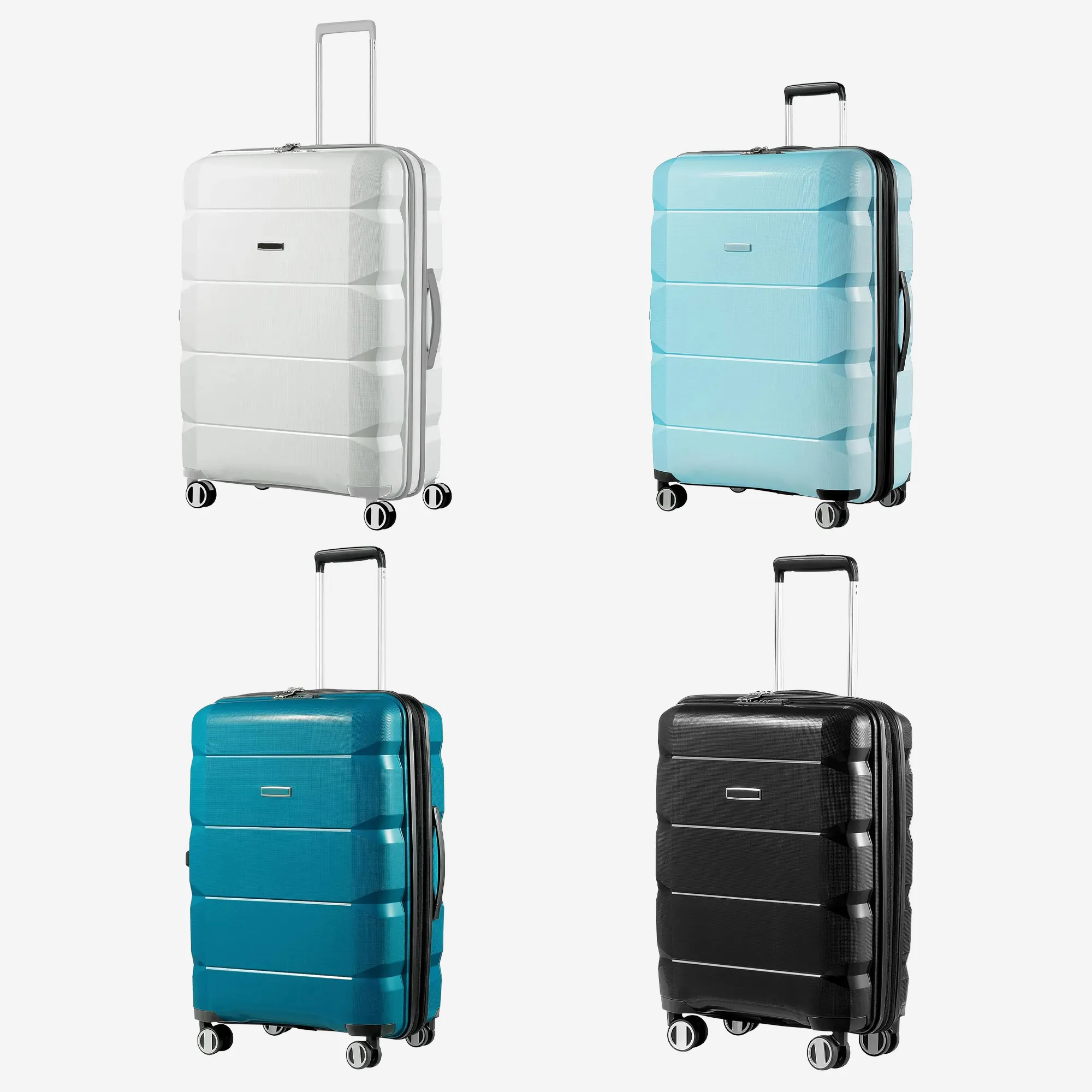 Versatile 24” Rolling Luggage with Spinner Wheels