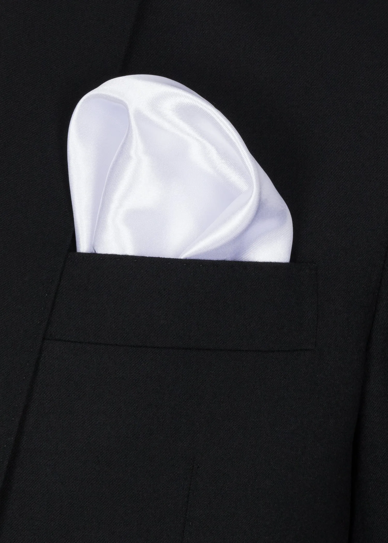 White Pocket Square