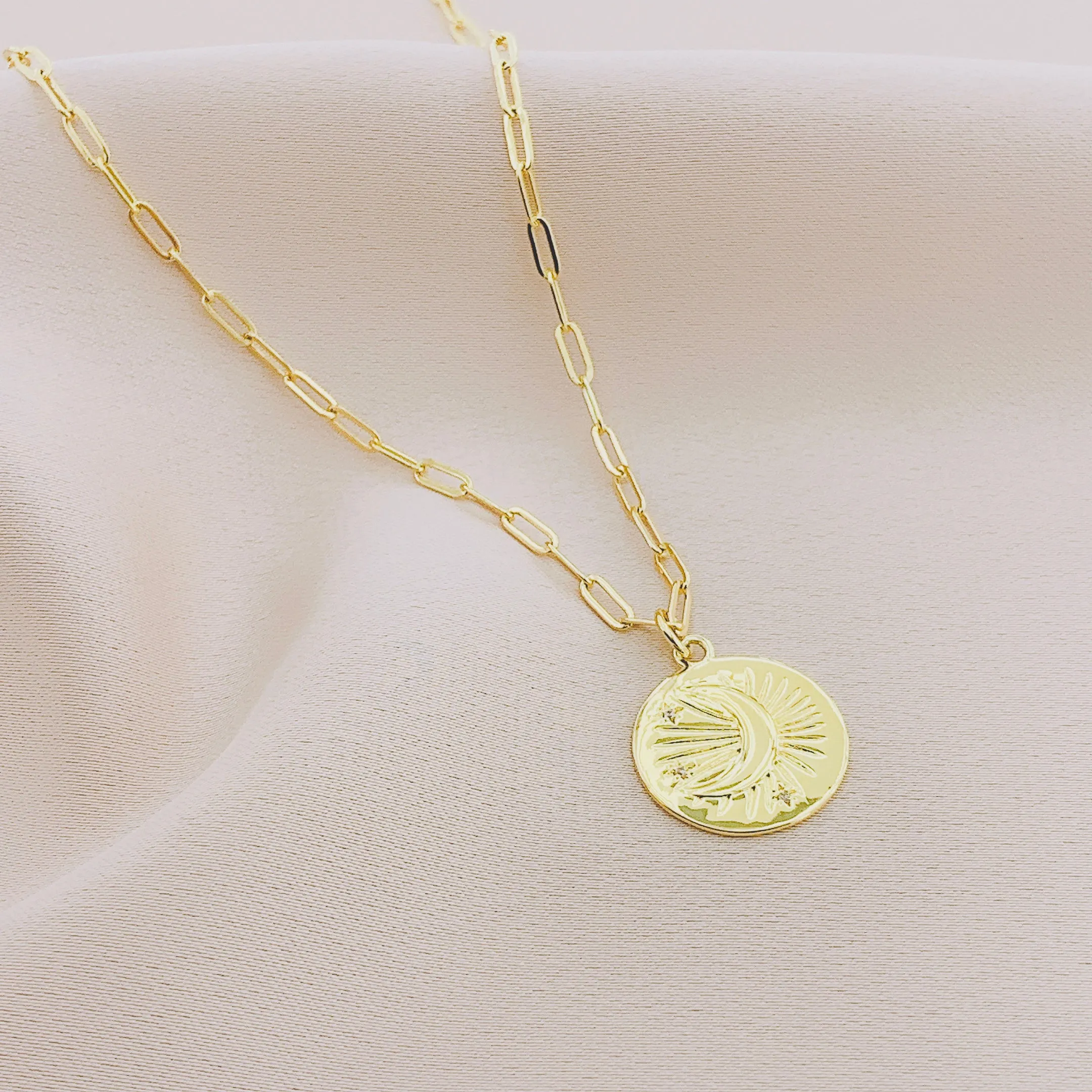 Women's Crescent Moon Necklace