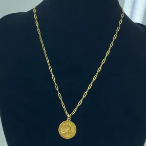 Women's Crescent Moon Necklace